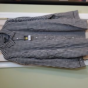 Men's long sleeve button front shirt, 3XLT